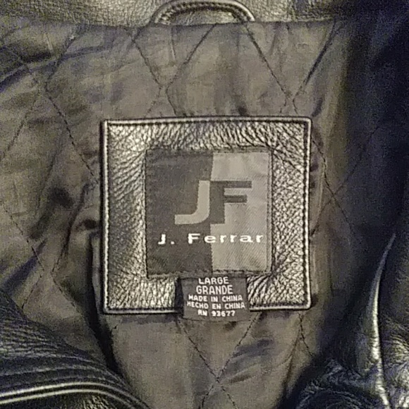 J Ferrar Leather coat - Picture 2 of 2